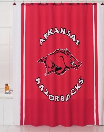 Arkansas College Football Shower Curtain