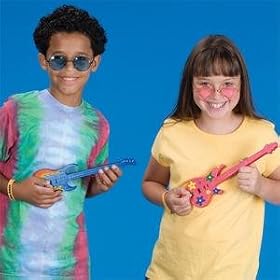 Wood Guitars (Pack of 12) by S&S Worldwide