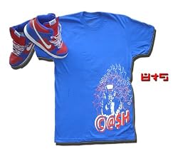 8&9 "C.A.S.H." PRINTED Men's T-shirt By EIGHT & NINE DESIGNS Sport Royal/Team Red/White USA True 2 School Nike Dunk Colorway 8&9 S/S Tee
