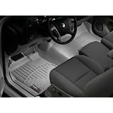 2008-2011 GMC Sierra Grey WeatherTech Floor Liner (Full Set) [Crew Cab; 1st Row Over... by WeatherTech