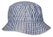 Bucket Hat- Yacht Club Stripe Twill; Size 6 Months; 2 1/2 X 5 1/2; 2 Brim