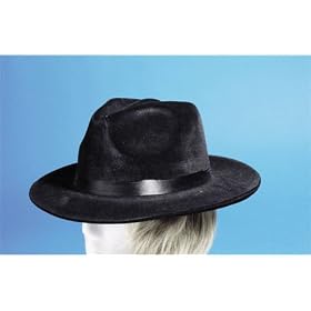 Michael Jackson Style Costume Fedora Hat - Size Medium