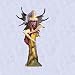 Crystal the perched fairy statue sparkling sculpture