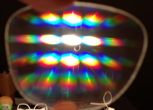Diffraction Glasses - High Quality Effect - Rave Accessories - Hello Kitty Pink