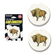 American Buffalo Car Coaster, Two Pack