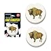 American Buffalo Car Coaster, Two Pack