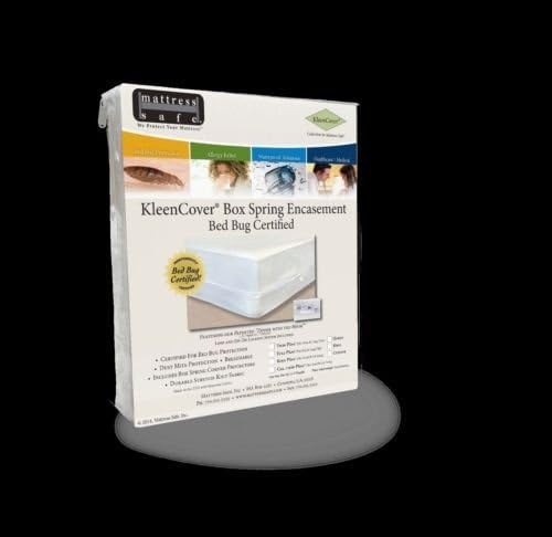 KleenCover® Box Spring Encasement: Bed Bug Proof &amp; Allegern Prood (Queen 60"x 80"x 9")