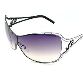 New Authentic Escada SES593 SES-593 531 Azure Shaded Blue Lens Sunglasses