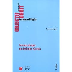 Travaux dirig�s de droit des s�ret�s