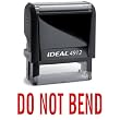 DO NOT BEND Red Office Stock Self-Inking Rubber Stamp