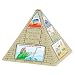 Passover Childrens Toy. Sold 3 Per Order. Folding Pyramid with 11 Magnets, Teaching the 10 Plagues the Egyptians Suffered in Egypt. Great Gift For: Every Child At Seder Table Pasover Seder Night Rabbi Hebrew School Temple and Jewish Homes.