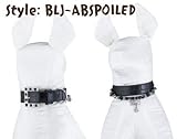 Black Dog/Pet Collar with Spoiled Rotten Pendant and Matching Leash