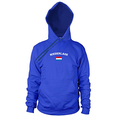 Oranje Niederlage – Herren Hooded Sweater, Größe: XL, Farbe: blau