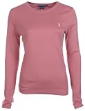 Ralph Lauren - T-shirt manches longues femmes - coupe ajustée - Rose