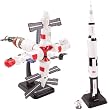 InAir E-Z Build Space 2pc Set - NASA Space Station and Saturn V Rocket