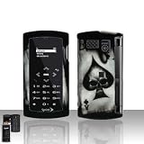 Sanyo 6760 Incognito Skull Ace of Spade Premium Snap-on Phone Protector Hard Cover Case