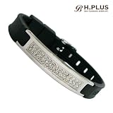 Magnetic Bracelet Energy Swarovski Womens, Black Magnetic Bracelet Energy Swarovski Womens, Black