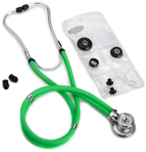 American Diagnostic Corporation 641ngr Sprague Rappaport Stethoscope  Neon Green  Adult