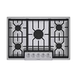 Bosch 800 Series : NGM8054UC 30in 5 Burner Gas Cooktop - Stainless Steel by 800 Series