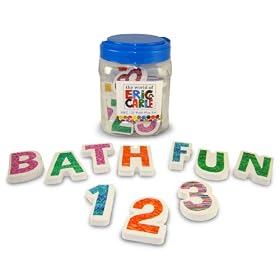 Kids Preferred The World of Eric Carle Foam ABC 123 Bath Playset