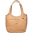 AUTHENTIC COACH ERGO BAMBOO PEBBLE LEATHER SHOULDER TOTE 11615