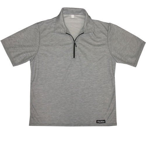 TAIGA Polartec PowerDry Polo Zip-T - Men's Quick Dry Polo T-Shirt, MADE IN CANADA