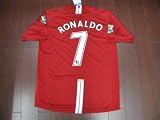08-09 MANCHESTER UNITED HOME JERSEY RONALDO + FREE SHORT (SIZE M)