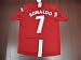 08-09 MANCHESTER UNITED HOME JERSEY RONALDO + FREE SHORT (SIZE M)