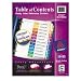 Avery Ready Index Table of Contents Dividers,  12-Tab, January - December,  1 Set (11127)