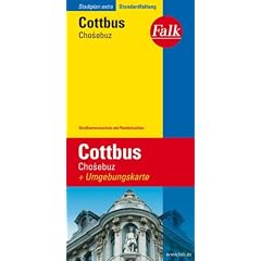 Falk Stadtplan Extra Standardfaltung Cottbus