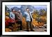 Detail of Painting of Kim Jung II, Admiring Scenery of Mt. Chilbo, South Hwanghae-Do, North Korea Lonely Planet Collection Framed Photographic Poster Print by Tony Wheeler, 45x33