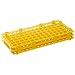 BrandTech 4341003 Yellow 13mm Microcentrifuge Tube Rack, 84 Tubes (Pack Of 5)