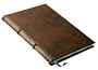 3x4 Mini Handmade Italian Distressed Leather Journal with Unlined Classic Pages. Perfect Corporate Gift, Birthday & 1st or 3rd Anniversary Gift