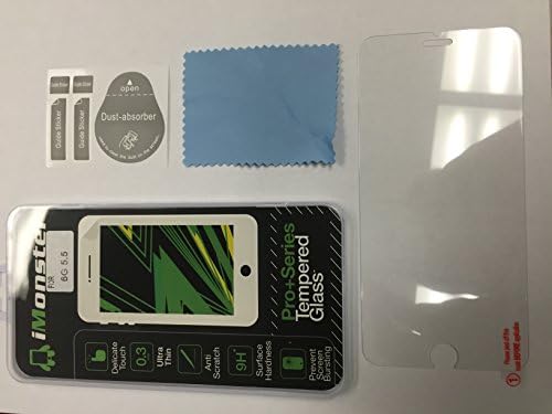 iPhone 6 Plus 5.5 Tempered Glass Screen Protector 8-9h Impact Resistant iMonsterParts®