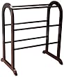 Frenchi Home Furnishing Quilt Rack with Cherry Finish