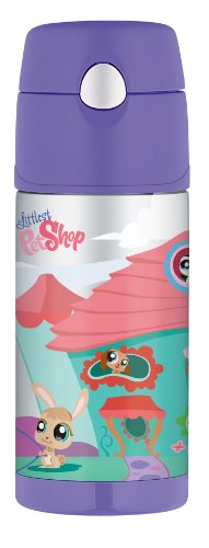 Thermos Funtainer Bottle, Littlest Pet Shop, 12 Ounce