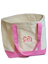 Lotus 12 oz. Canvas Boat Tote in Pink