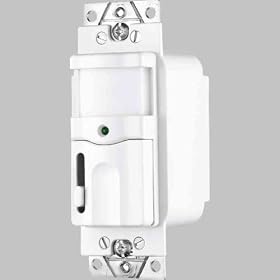 Progress Wallbox occupancy sensor with dimmer. 40w minimum - 500w ma - White Finish by Progress