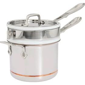 Buy All Clad Copper Core Porcelain Double Boiler Insert