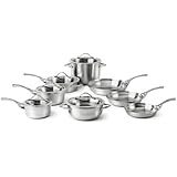 Calphalon Contemporary Stainless 13-Piece Cookware Set