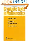 Elliptic Functions (Graduate Texts in Mathematics)