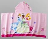 Disney Princess Hooded Towel: Features Cinderella, Tiana and Aurora