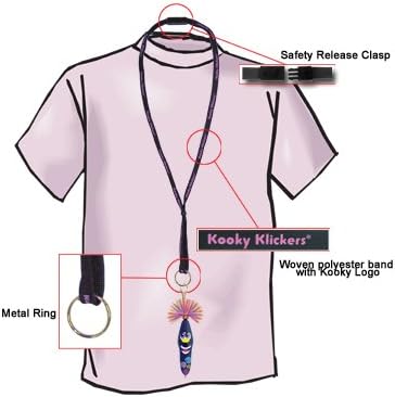 Kooky Lanyard - 19" Blue Lanyard