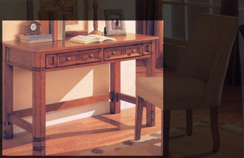 Beautiful Brown Cherry Finish Home Office Accent Writing Desk