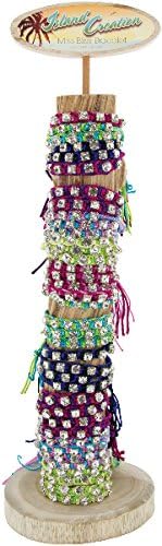 Miss Bliss Adjustable Bracelet [96 Pieces] *** Product Description: Six Times The Bling. Each Brightly-Colored Style Sports Sparkling Stones That Catch And Reflect Light Beautifully. Hip Assorted Color Combinations. Handmade Slip-Knot Style. ***