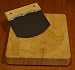 8" x 8" x 1 3/5" End-Grain Mincing Board and Knife