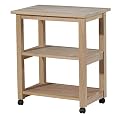 Ready-to-Finish Microwave Cart
