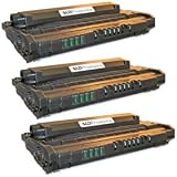 Compatible Set of 3 Toner Replacements for the Dell 1600N 310-5417 (X5015) Black Toner Cartridge by LD Products