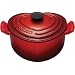 41q7cw2BE L. AA75  Le Creuset Enameled Cast Iron 2 Quart Heart Casserole, Red