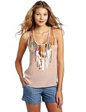Trina Turk Women's Sola Rainbow Sequin Neckline Top